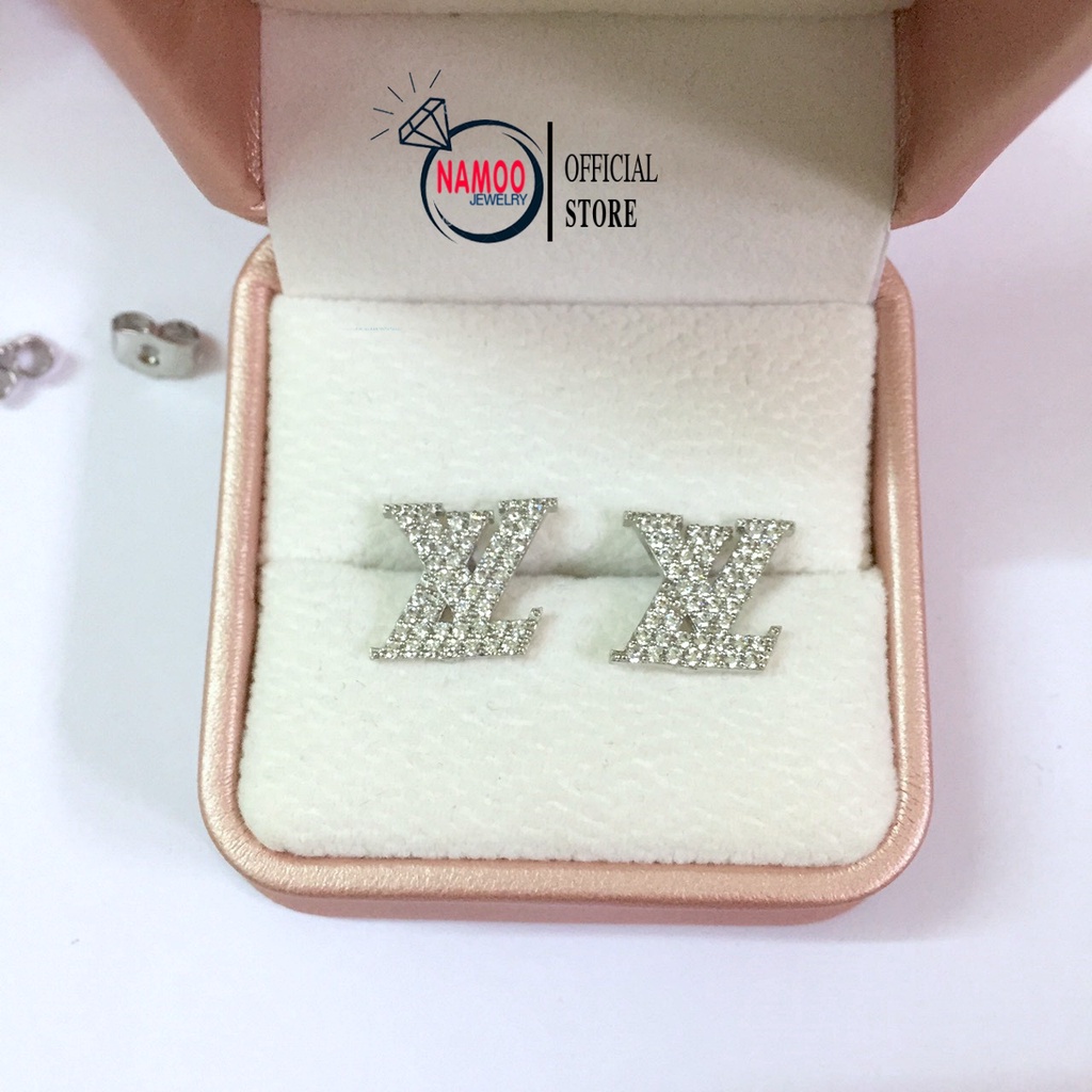 Khuyên Nụ Bạc Đính Đá T712 Namoo Jewelry