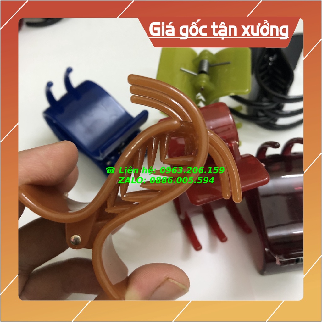 [HOT] Kẹp Tóc Càng Cua Đa Sắc 5 Răng To Dày Cá Tính, Thời Trang, Phong Cách, Chắc Chắn