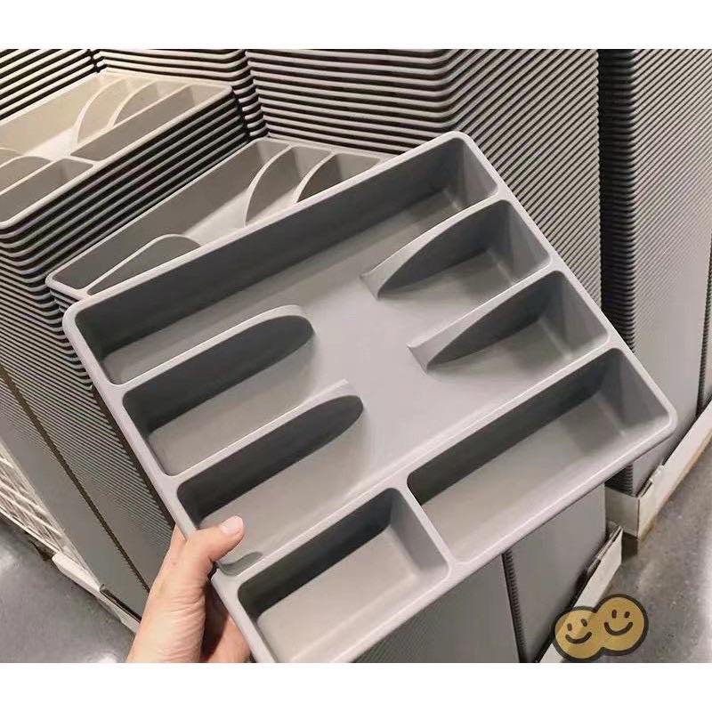 Khay nhựa chia ngăn đựng dao muỗng thìa đũa chính hãng IKEA