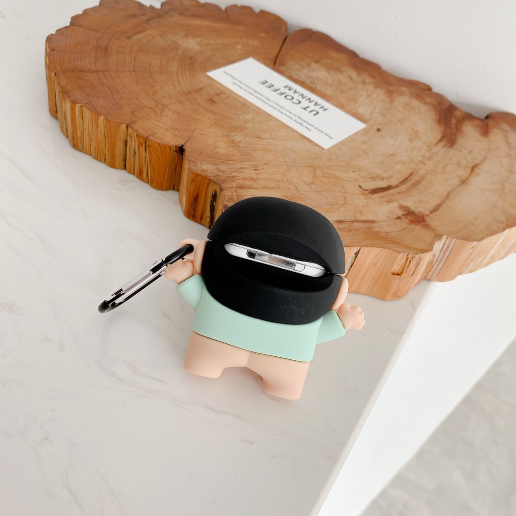 Vỏ Bọc Hộp Sạc Tai Nghe Airpods 1 / 2 Kiểu Nhân Vật Hoạt Hình Ngộ Nghĩnh