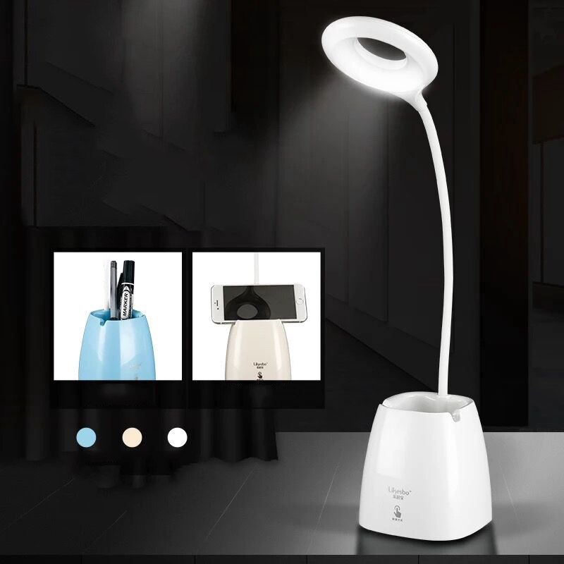 Đèn LED để bàn đọc sách 3 chế độ sáng tiện dụng