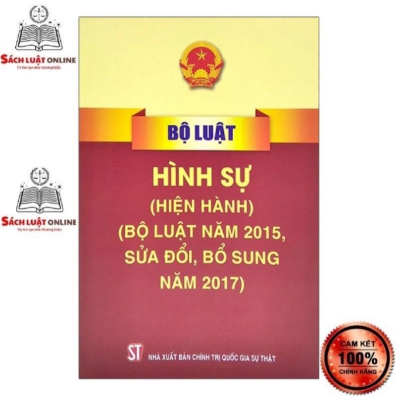Sách - Combo 2 cuốn Bộ luật Dân sự  + Bộ luật hình sự (bộ luật năm 2015, sửa đổi, bổ sung năm 2017