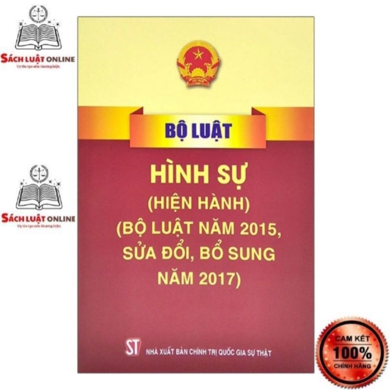 Sách - Combo 2 cuốn Bộ luật Dân sự (hiện hành) + Bộ luật hình sự (hiện hành)(bộ luật năm 2015, sửa đổi, bổ sung năm 2017 | BigBuy360 - bigbuy360.vn