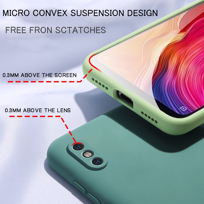 Ốp điện thoại silicon chống sốc cao cấp dành cho Realme 9i 8 7 6 6i 5i 5 Pro