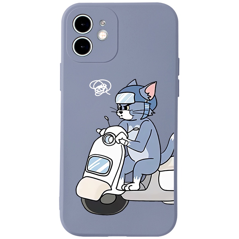 Ốp lưng JURSUE hoạt hình cặp đôi dễ thương đẹp Cho iPhone 14 13 12 11 Pro Max SE 2020 X XR XS 8 7 ip 6S 6 Plus kute Y2308