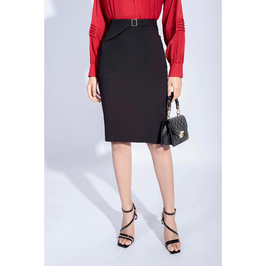 Chân váy bút chì, xẻ sau MMOutfit M-JU020421072