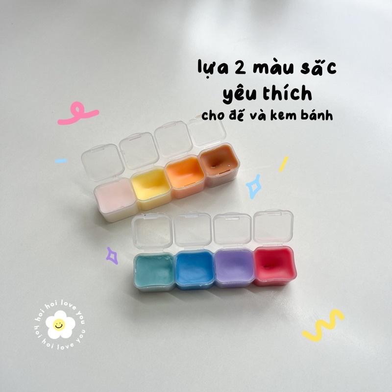 Set tự làm nến thơm hình bánh kem | Hoi hoi project