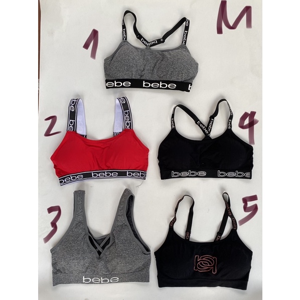 Áo lót thể thao Sport Bra BEBE xuất dư đủ các size