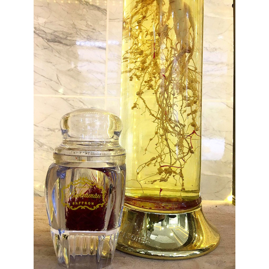 [5g-10g-15g] SAFFRON BAHRAMAN - Nhụy Hoa Nghệ Tây Saffron Tây Á + tặng bình thủy tinh cao cấp