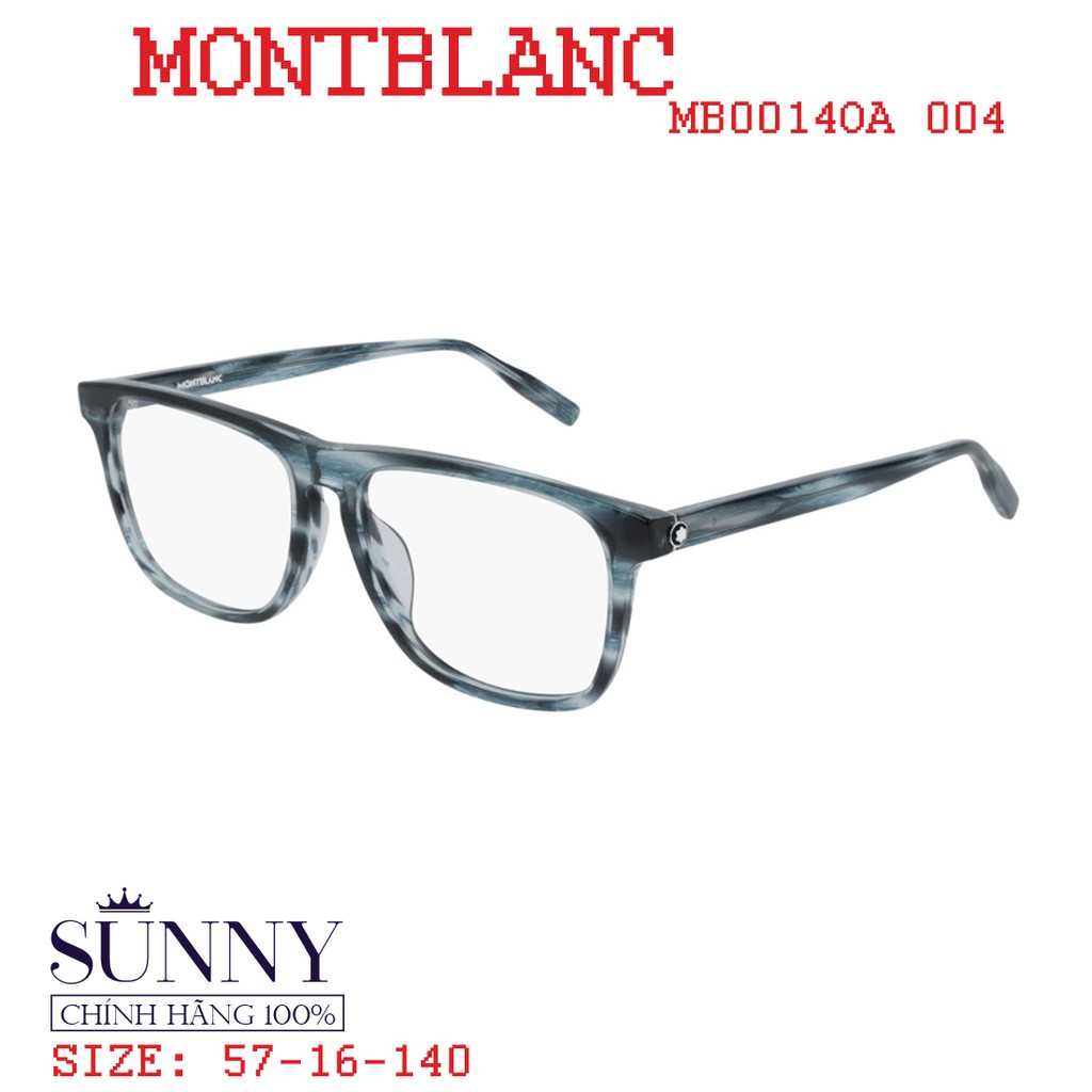 Gọng kính Montblanc MB0014OA chính hãng, bảo hành toàn quốc