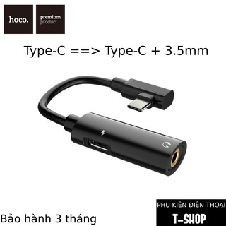 Cáp USB Type C ra 2 cổng Type C & Audio HOCO LS19