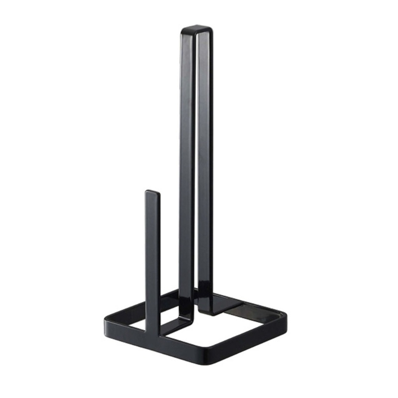 Giá đỡ khăn giấy cuộn để bàn bằng kim loại tiện dụng cho nhà bếp/ nhà tắm