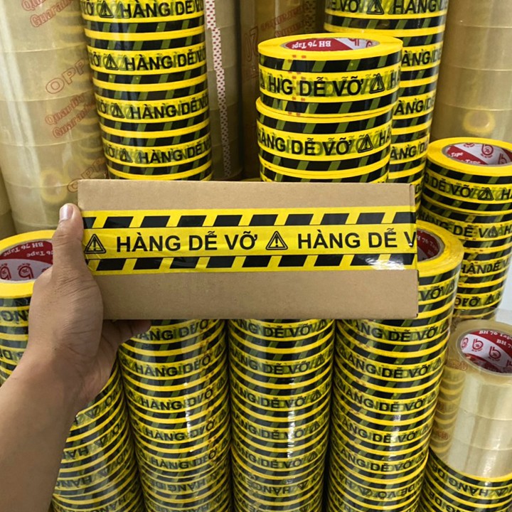 🎁 Siêu tiết kiệm 🎁  Cây 6 cuộn băng keo 100y hàng dễ vỡ