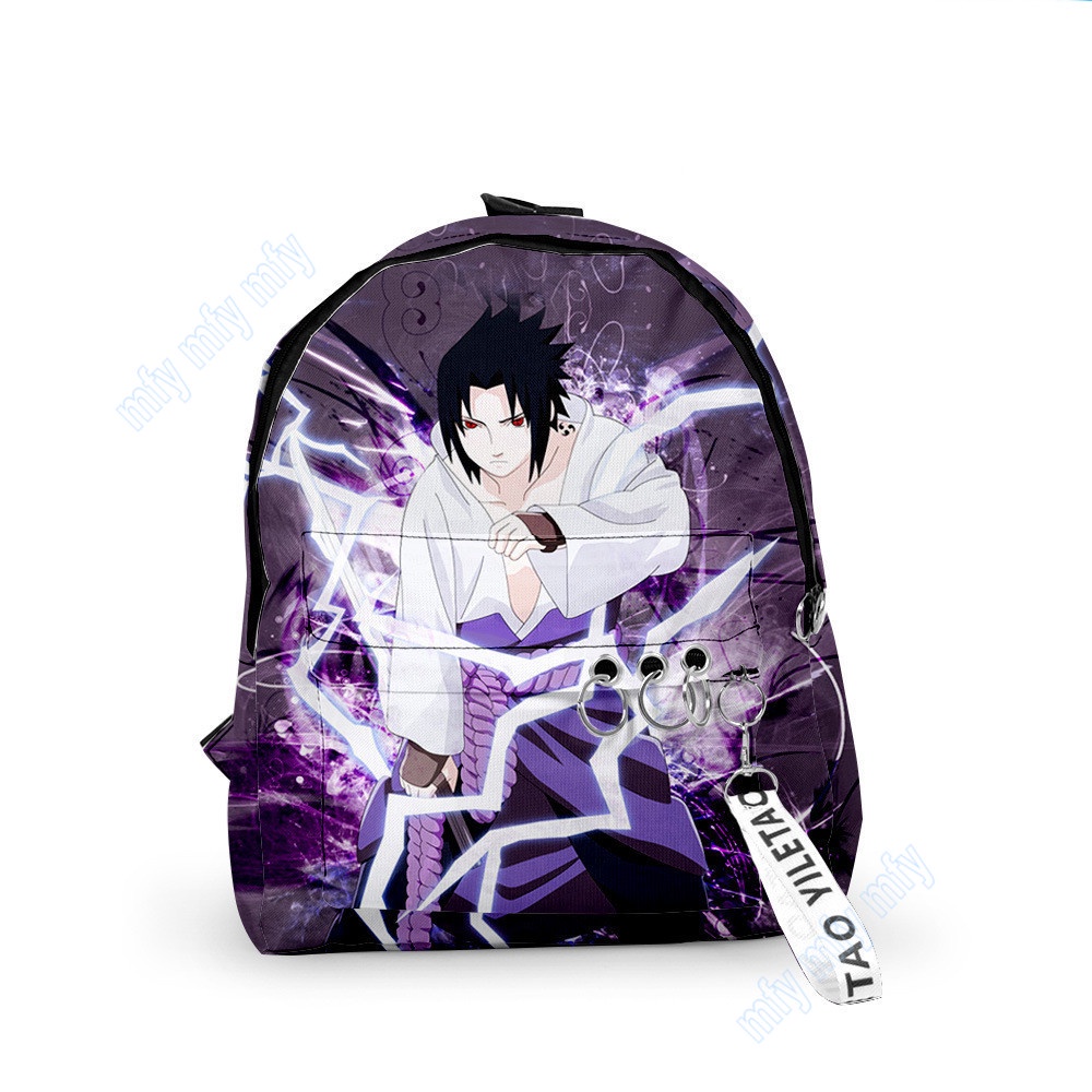 Balo Đi Học In Họa Tiết Naruto Sasuke Kakashi Cỡ Nhỏ Cho Bé Trai/Bé Gái