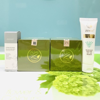 Bộ 2 hộp kem zenny đêm - tặng kèm serum và srm