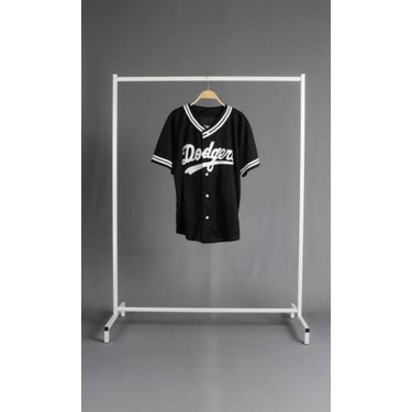 Miễn Phí Vận Chuyển Áo Bóng Chày DODGERS Đen (Nghệ Thuật. P6145)