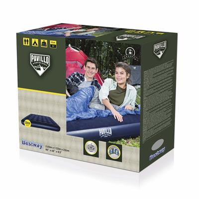 Nệm hơi nệm Bestway kích thước 203*152*22 cm 67004 tặng kèm bơm điện hút xả 2 chiều kì