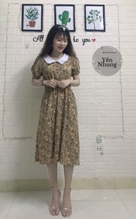 ĐẦM HOA CỔ PETER PAN