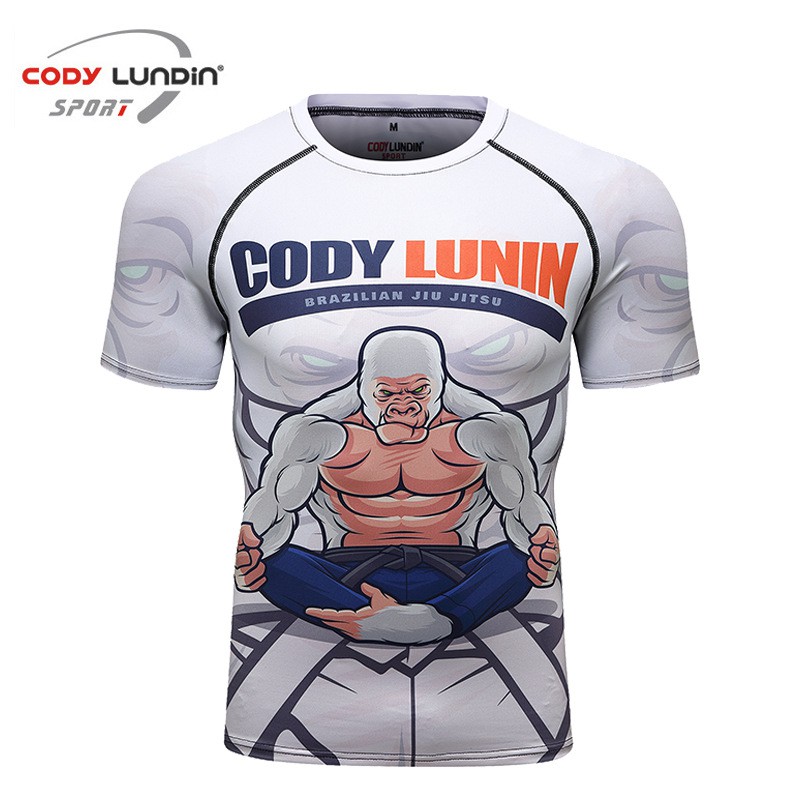 Áo MMA, Muay Thái, Jiu-Jitsu - Áo thể thao thun lạnh co dãn 4 chiều Cody Lundin Sport