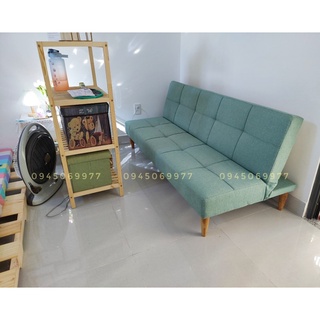 Sofa bed/ sofa giường vải bố dài 1m75 loại có 5 chân