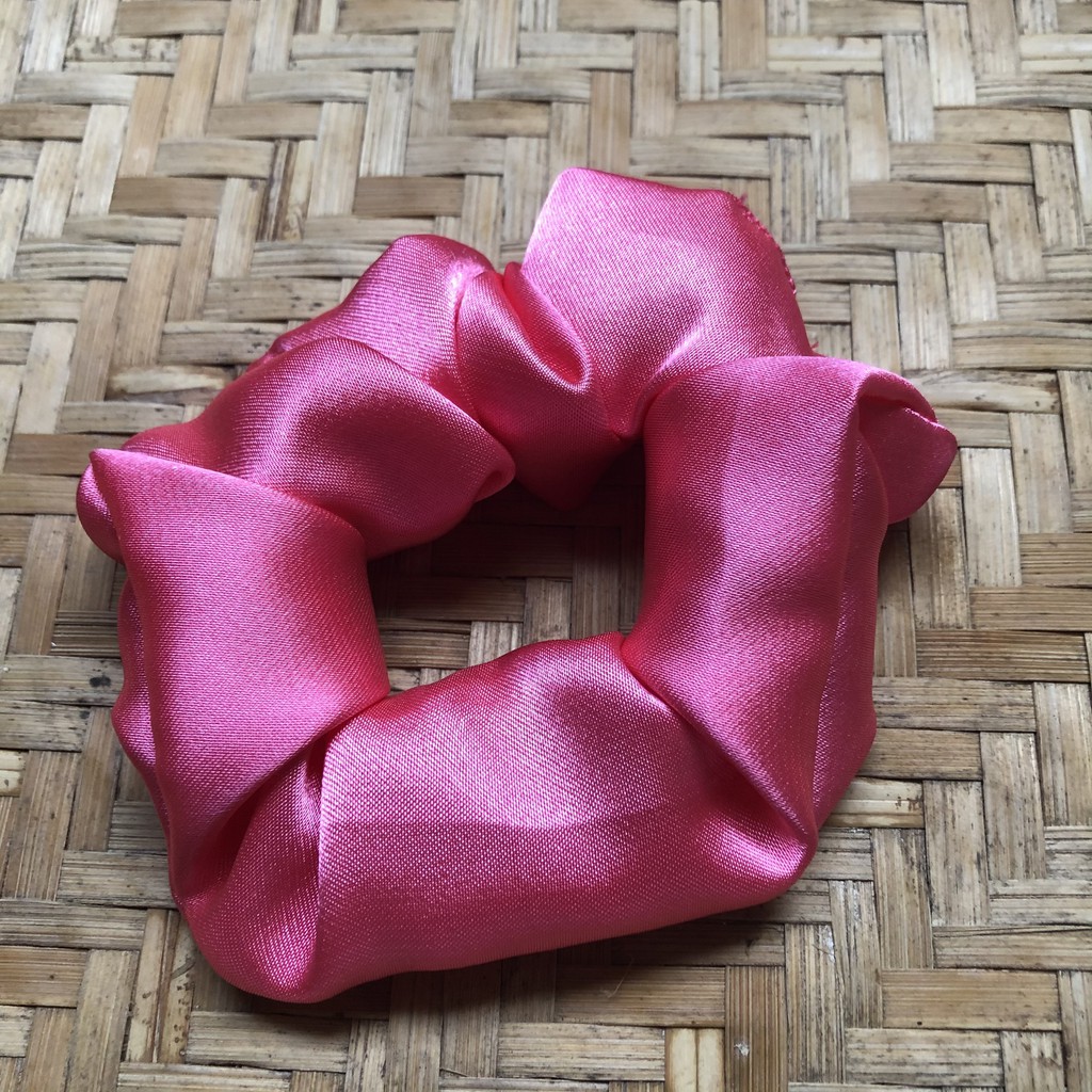 Scrunchies cột tóc phi bóng còn lẻ màu