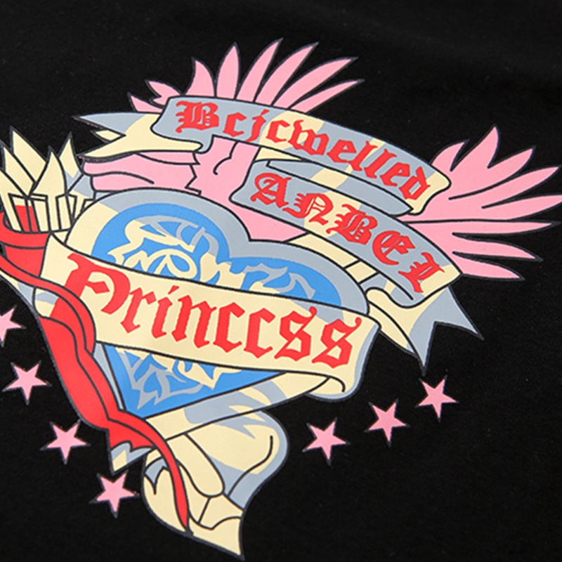 Xiangbao Áo Crop Top Không Tay Ôm Dáng Họa Tiết Truyện Tranh Trái Tim Chữ Vintage Harajuku Mùa Hè Cho Nữ