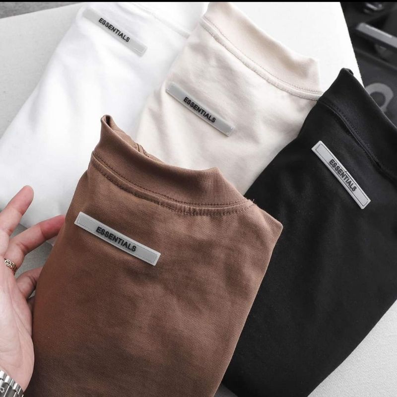 áo thun essentials form rộng , chất liệu thun cotton 100% , hình in cao su nổi chắc chắn