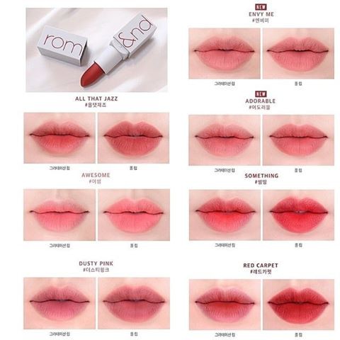 Son thỏi lì Romand Zero Gram Matte Lipstick