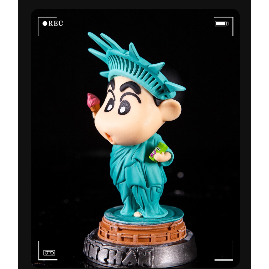 Mô hình Shin cosplay thần tự do dễ thương trang trí bàn làm việc, quà tặng