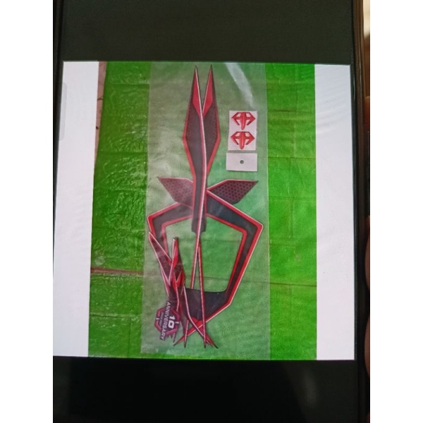 Bộ tem Airblade 2018 màu đen nhám cao cấp