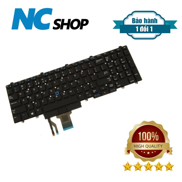 PHÍM DELL E5550 (CÓ ĐÈN, BH 6TH) - Latitude E5550 E5570 E5580, Precision 3520 7510 7520 7530 7720