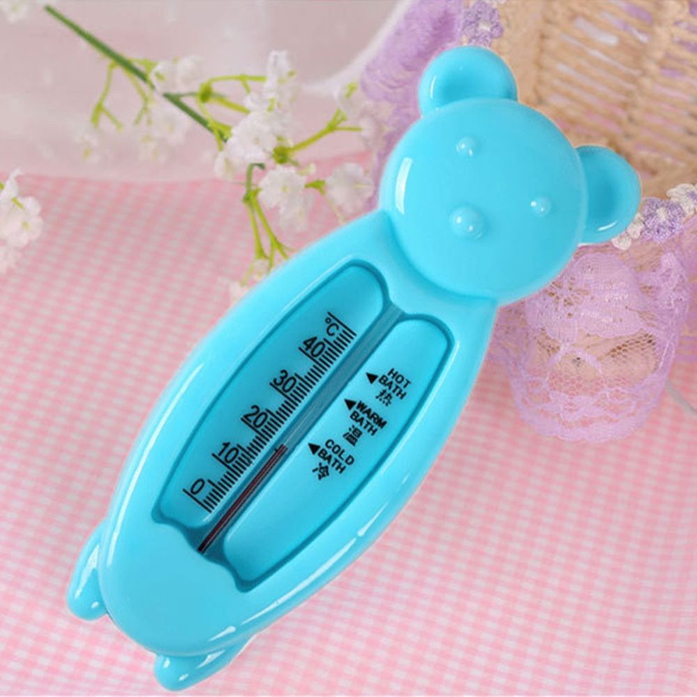 Nhiệt kế đo nhiệt độ nước phòng tắm bằng nhựa chú gấu kiểu hoạt hình nhiều màu tùy chọn đáng yêu an toàn dành cho bé