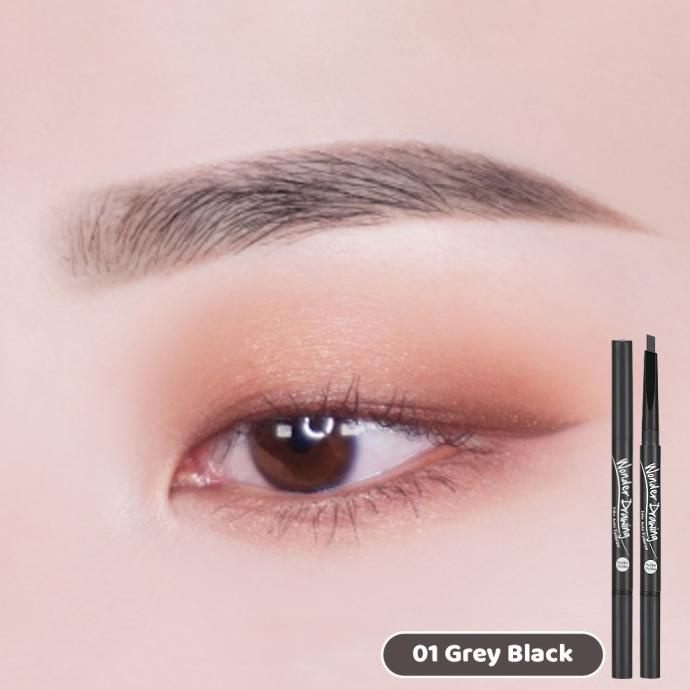 HOLIKA HOLIKA Bút kẻ lông mày Holica Holica Wonder 24hr màu xám đen tự động #01-5411 | BigBuy360 - bigbuy360.vn