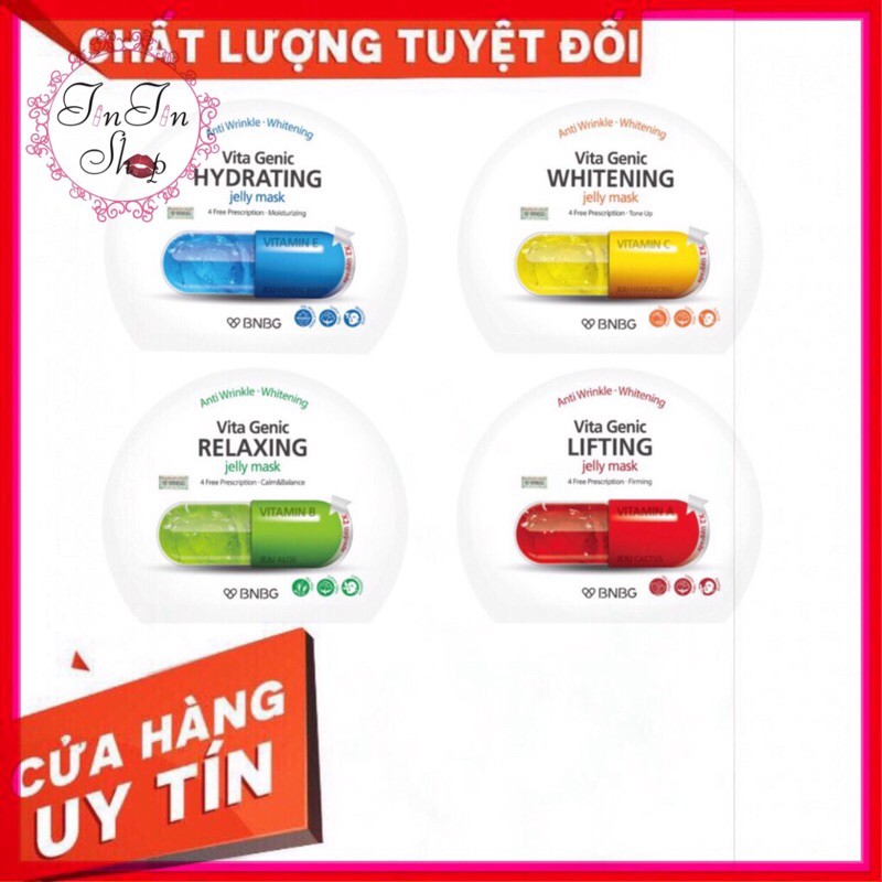 Mặt Nạ Viên Thuốc Dưỡng Trắng Da Vita BANOBAGI Jelly Mask