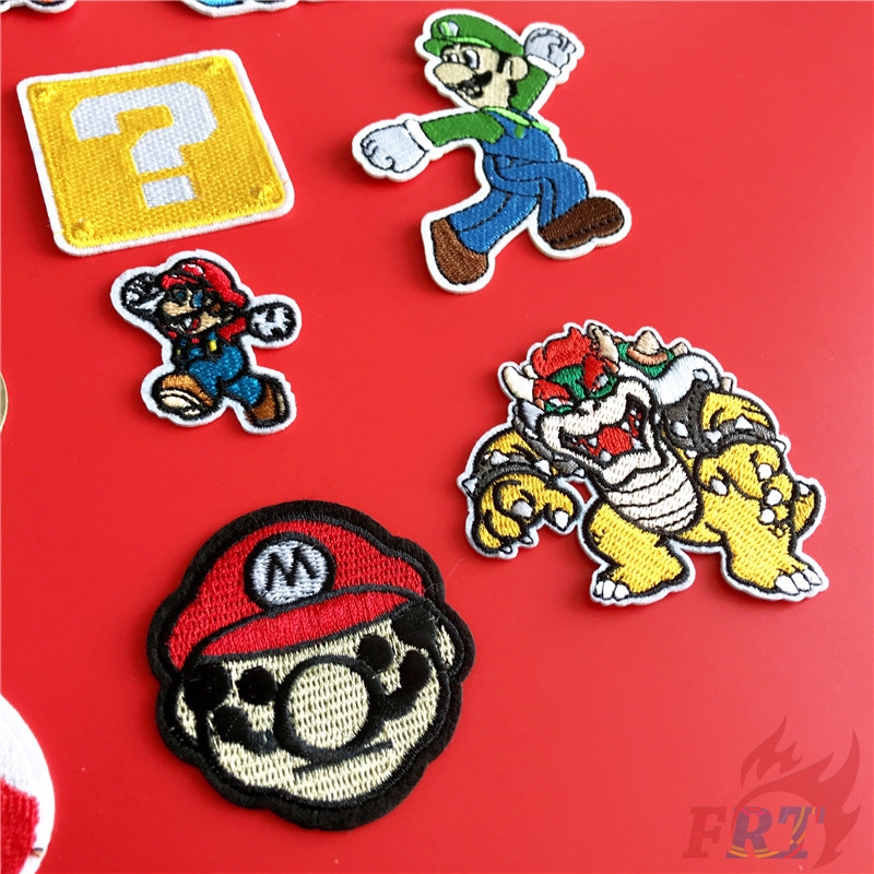 Sticker Ủi Thêu Hình Mario Bros S-3