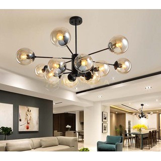 Đèn Thả ️ Đèn Chùm Edison Bóng vàng Đèn Decor Phòng Khách 12 Bóng Bảo Hành 2 Năm