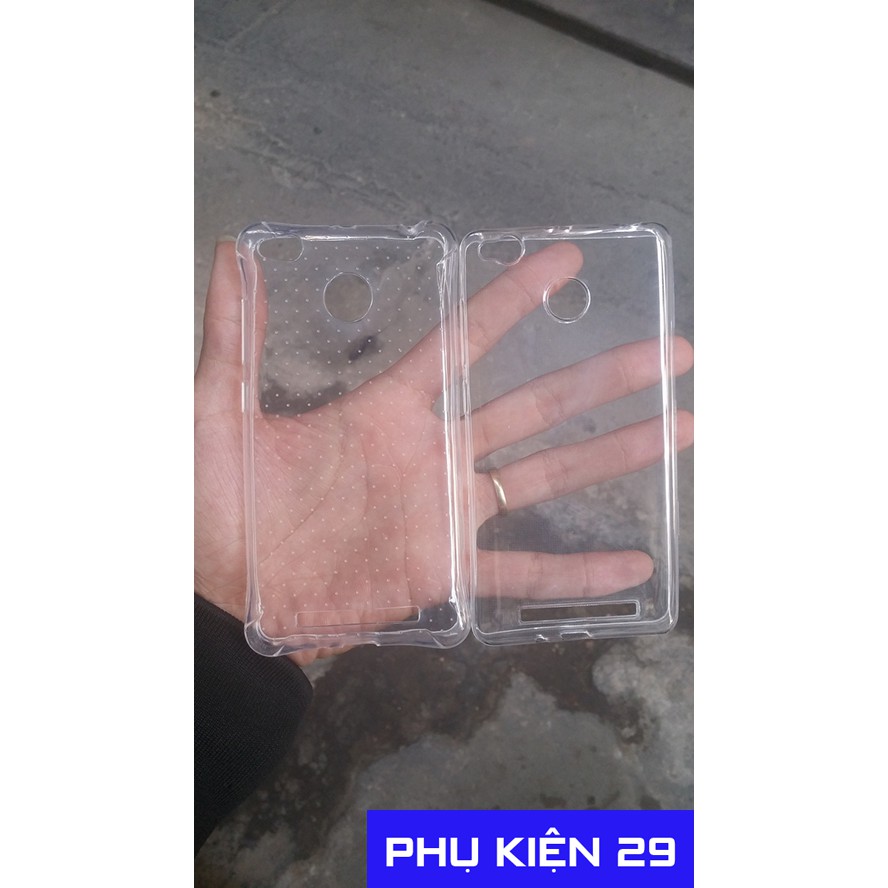 [Xiaomi Redmi 3/3S/3X/3 Pro] Ốp lưng silicon dẻo trong suốt
