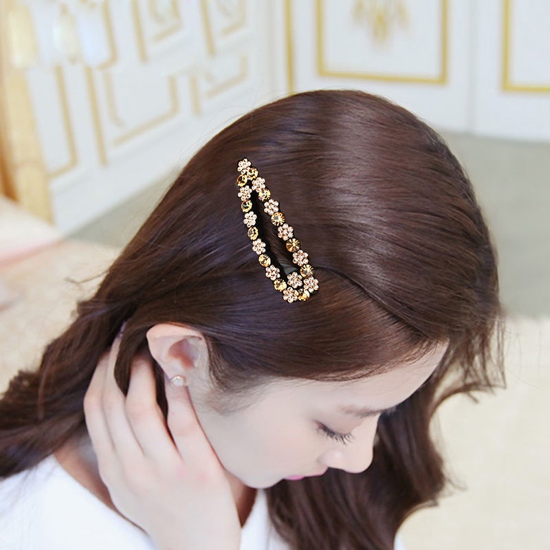 Kẹp Tóc Hình Hoa Xinh Xắn Phong Cách Hàn Quốc Cho Nữ