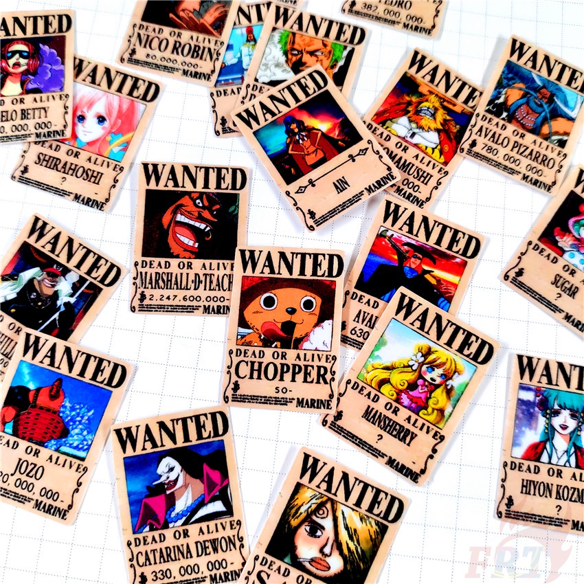 ★★★ Một Mảnh. Sticker Dán Trang Trí Nhật Ký Mini Wanted Q-2 ★★★ Bộ 48 Miếng Sticker Dán Trang Trí Thời Trang KPOP
