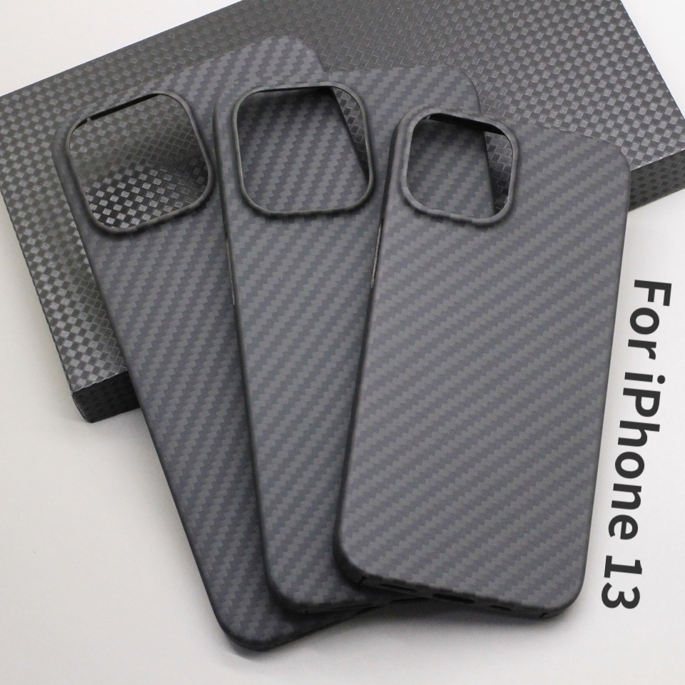 Ốp Điện Thoại Sợi Carbon Siêu Mỏng Cho iPhone 13 Pro Max i13 Mini