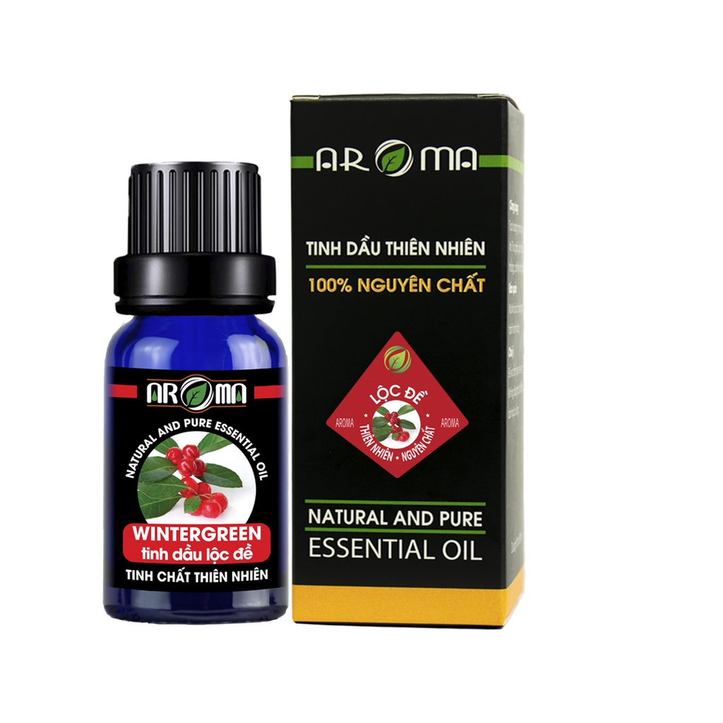 Tinh dầu Lộc Đề Wintergreen AROMA, tinh dầu thơm phòng, thông mũi, khử mùi