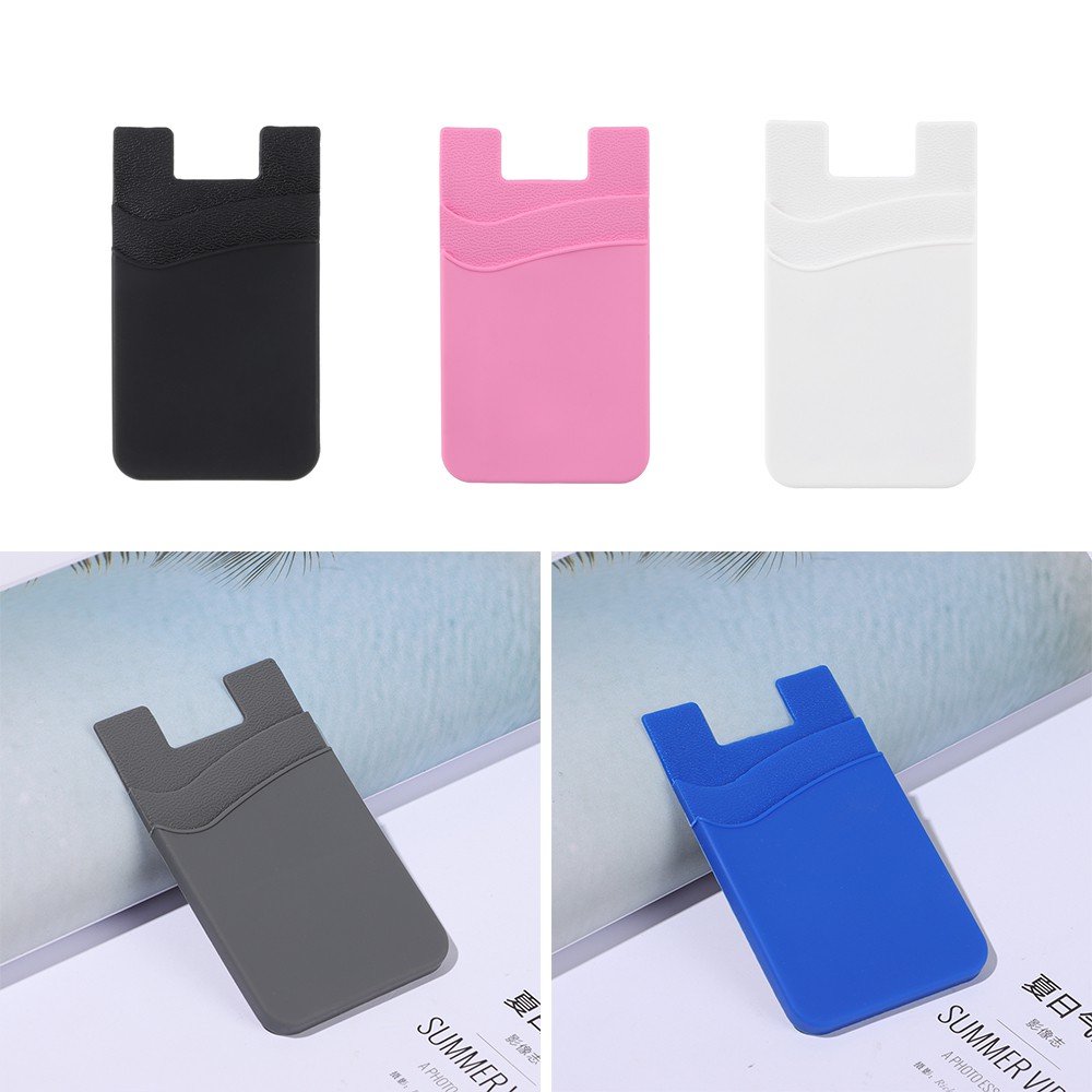 Ví silicon dán lưng điện thoại thời trang