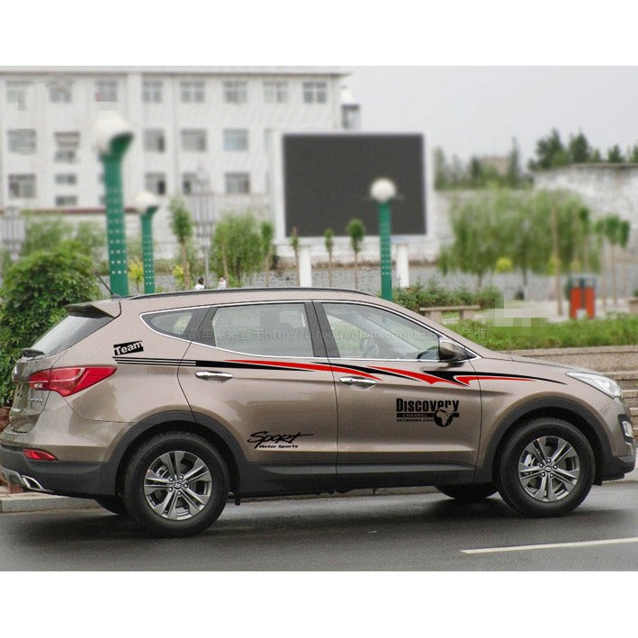 Bộ Tem Dán Sườn Xe ô Tô Suv Thể Thao Discovery Sport