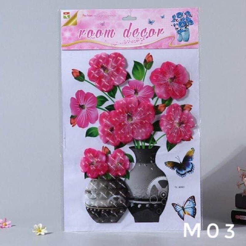 Tranh dán 3D tủ kính ,tủ lạnh trang trí phòng ngủ