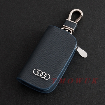Ốp Bảo Vệ Chìa Khóa Xe Hơi Audi A3 A4L A5 New A6L S5 Q3 Q5 Q7A8 Bằng Da Thật