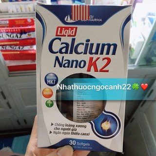 BỔ SUNG Canxi CALCIUM NANO k2 Chống Còi Xương, Loãng Xương