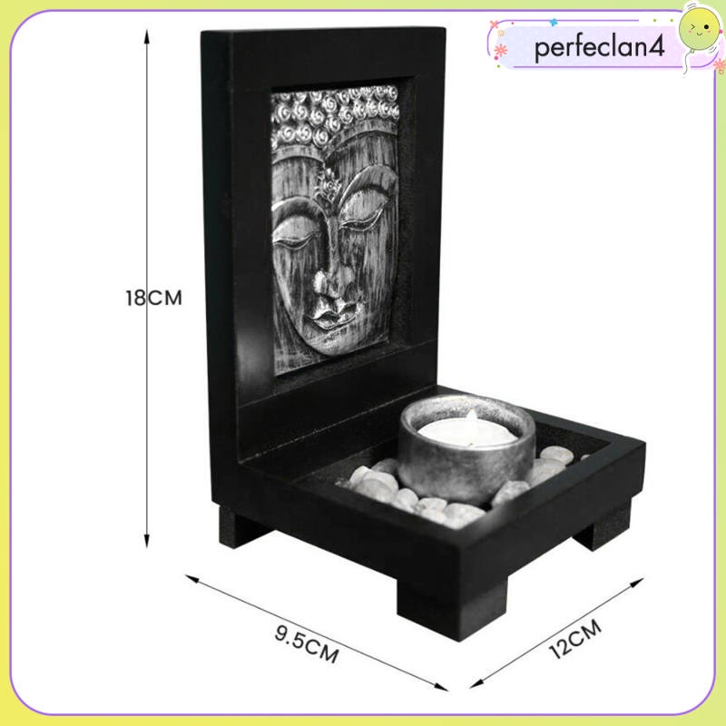 1 Giá Đỡ Nến Hình Mặt Phật Zen Cho Cửa Hàng Chân nến có trang trí hình phật