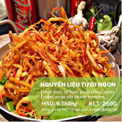 Mực xé sợi sốt chanh Tomyum | BigBuy360 - bigbuy360.vn