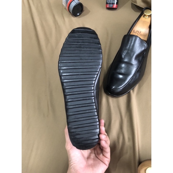 [Giày 2hand] [Size 42,5-43] [TonaShoe] Giày Lười Đế Chống Trơn Trượt Thương Hiệu Ý Bên Trong Có Lớp Nhung Mịn