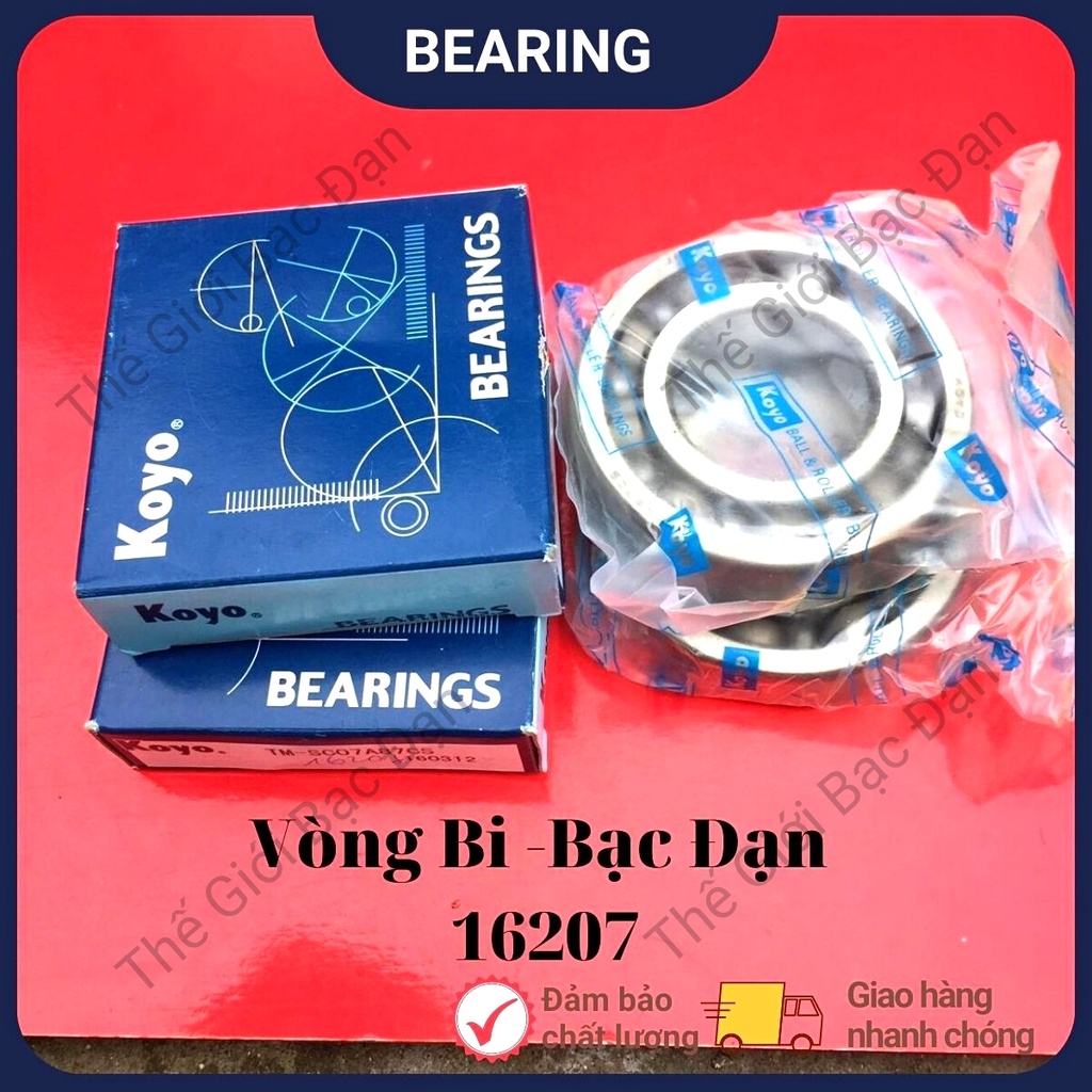 Vòng bi bạc đạn 16207 ZZCM KOYO -hàng đẹp - chất lượng cao -Thế Giới Bạc Đạn